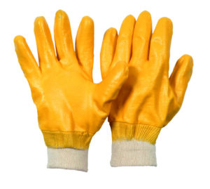 Rękawice nitrylowe całooblewane LA-021